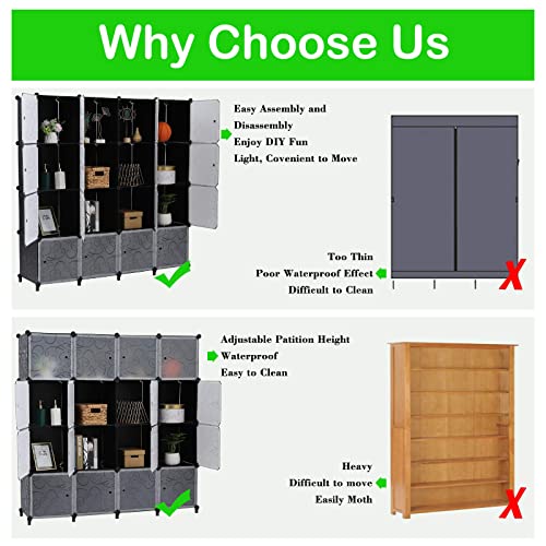 VINGLI Portable Storage Cubes14 x14 Cube (16 Cubes)More Stable (add