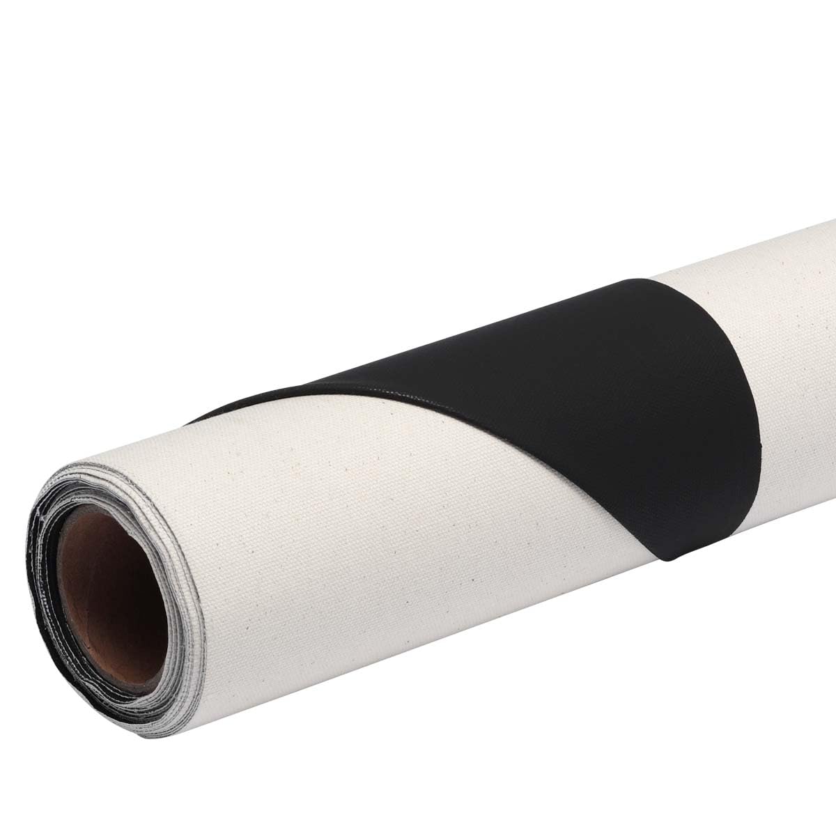 Photo 1 of ***SIMILAR ITEM***
Paramount Black Canvas All-Media Primed Cotton Canvas Roll - 56" x 6 yd - Medium Texture, Unbleached 100% Cotton, Double-Primed with Acid-Free Black Acrylic Gesso - for Acrylics, Oils & Alkyds