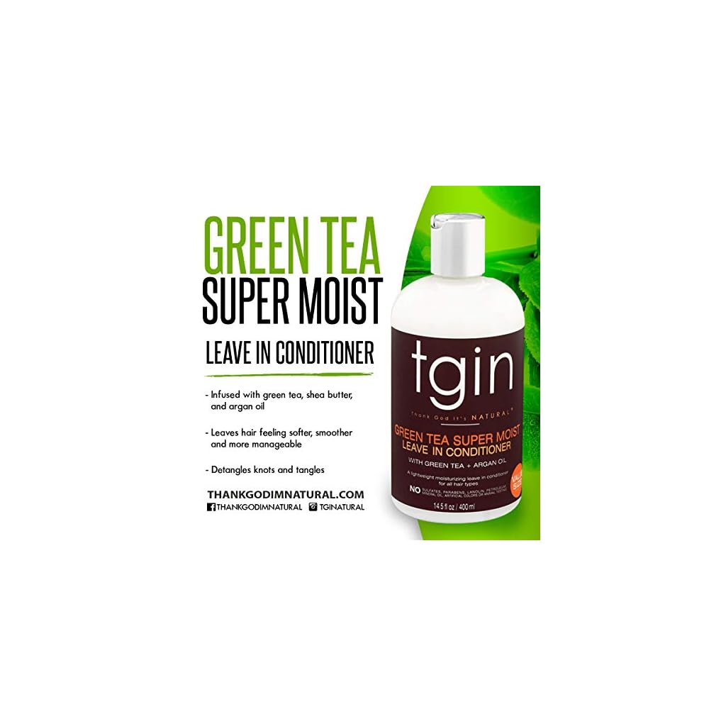 tgin green tea super moist leave in