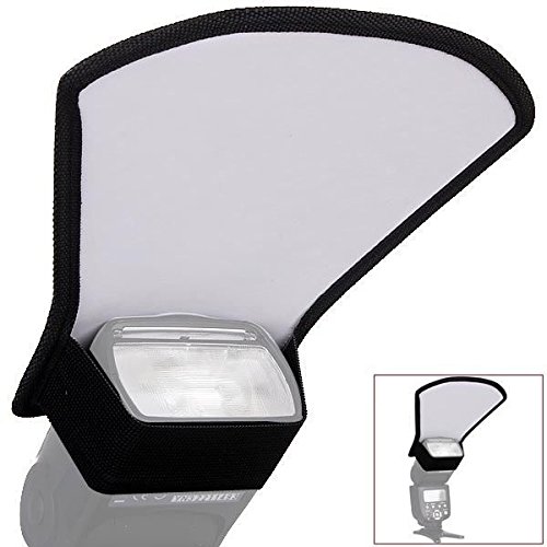 SUPON Flash Speedlite Diffuser softbox Silver/White Reflector for Canon Nikon Pentax Yongnuo and Other and All Speedlight Flashes - Thumbnail 5
