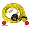 Conntek-Marine-Shore-Power-103-30-Amp-Cordset-with-Light-Indicator-25-Feet