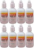 Deep Sea Saline Nasal Spray Generic for Ocean Nasal Moisturizing Spray 1.5 oz per Bottle Pack of 8 Bottles by Major Pharmaceuticals