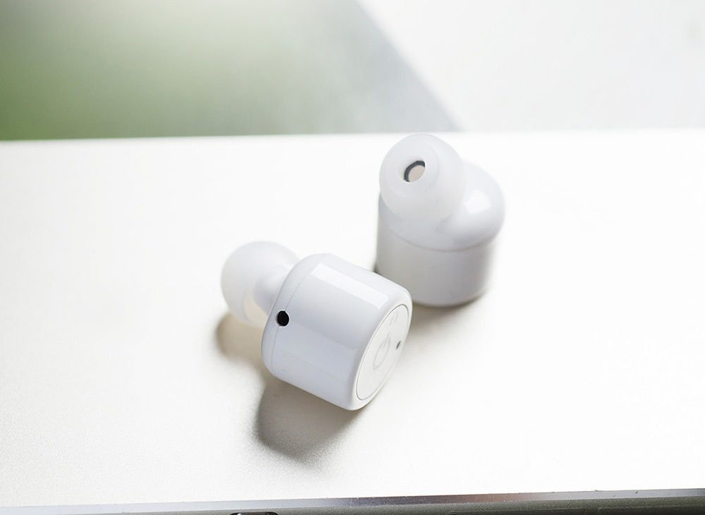 Mini auriculares gemelos invisibles iRoundy X1T, inalámbricos, con bluetooth V4.2, estéreo de sonido envolvente y micrófono, para iPhone 7/6S, Samsung, Android, iOS