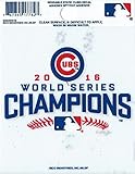 Chicago Cubs 2016 World Series Champions Decal Static Cling 13190