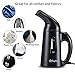 ProAid Portable Handheld Fabric Steamer, Fast Heat-Up 900W Travel Garment Steamer, Mini Clothes Steamer Suitable for Travel and Home with 140 ml Capacity, Black
