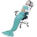Senmar Warm and Soft All Seasons Mermaid Blanket Sofa Quilt Living room blanket ，Sleeping Bag and Camping Bag (78