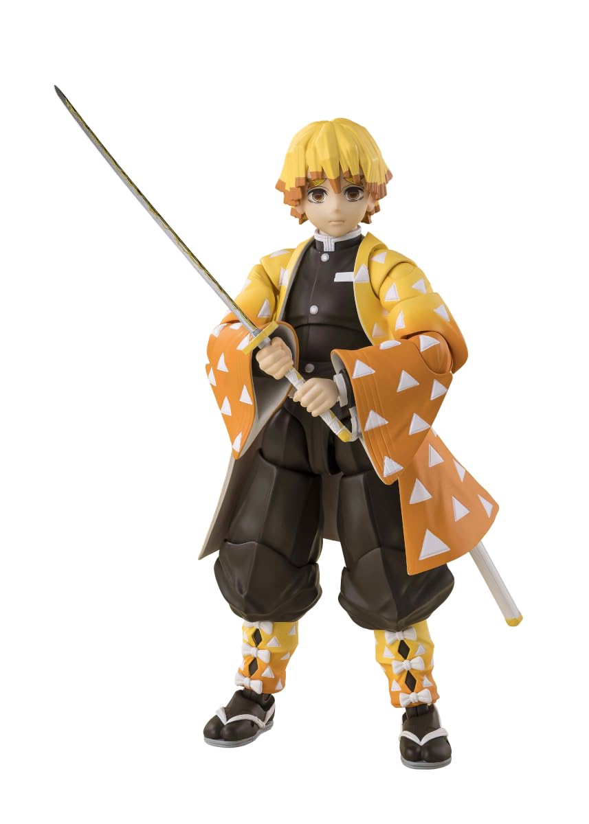 TAMASHII NATIONS - Demon Slayer: Kimetsu no Yaiba - Zenitsu Agatsuma S.H.Figuarts Action Figure