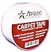Tape King Double Sided Carpet Tape White, Indoor/Outdoor Rug Binding Adhesive