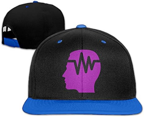 Man Human Thinking Brain Waves Trendy Contrast Color Trucker Hats
