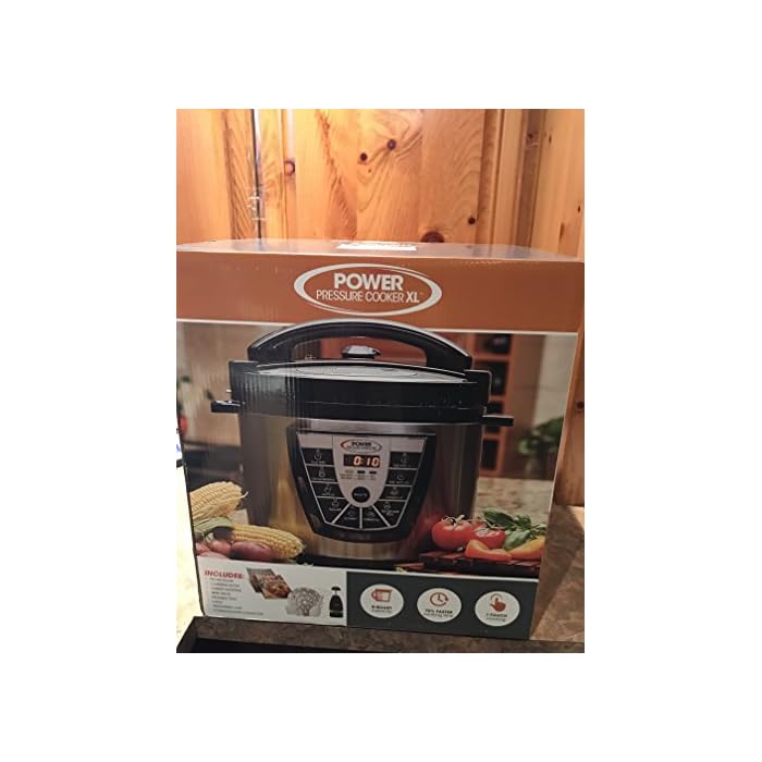 Buy Power Pressure Cooker XL 8QT with Chopper, Recipe and Canning Books