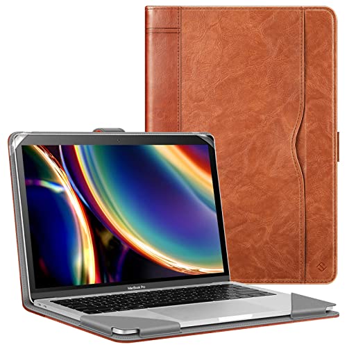 Fintie Sleeve Case Cover for MacBook Air 13.6 A3240 A3113 A2681 M4 M3 M2, Air 13 A2337 (M1) / A2179 / A1932, MacBook Pro 13 A2338 (M2 M1) / A2251 / A2289 / A2159 / A1989 / A1706 / A1708, Brown