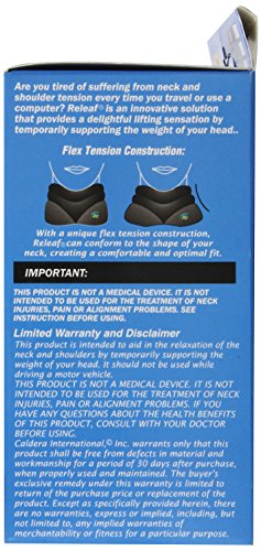 Caldera Releaf Neck Rest, Large, Black