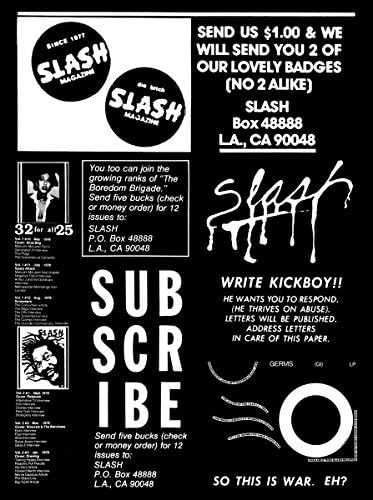 Slash: A Punk Magazine from Los Angeles: 1977-1980
