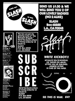 Slash: A History of the Legendary LA Punk Magazine: 1977-1980