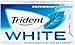 Trident White Sugar Free Gum, Peppermint, 16 Count (Pack of 9)