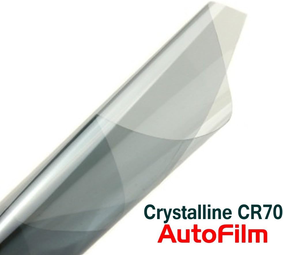 GB Materials CR70 Automotive Window Tint Film Solar Protective 3M Crystalline 70% VLT size 30" inch by 240" inch (76.2cm x 609.6cm)