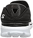 Skechers Performance Footwear Womens Gowalk 3 - Unfold Walking Shoe,Black/White,7 M US