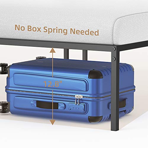 IDEALHOUSE Full Metal Platform Bed Frame with Sturdy Steel Bed Slats