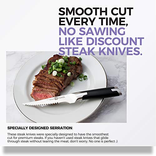 Steak-Knives-Knife-Set-of-4-8-or-12-Smooth-Cut-Serrated-Blade-uses-German-High-Carbon-Steel-wFull-Tang-Handle-Gift-Box-Set
