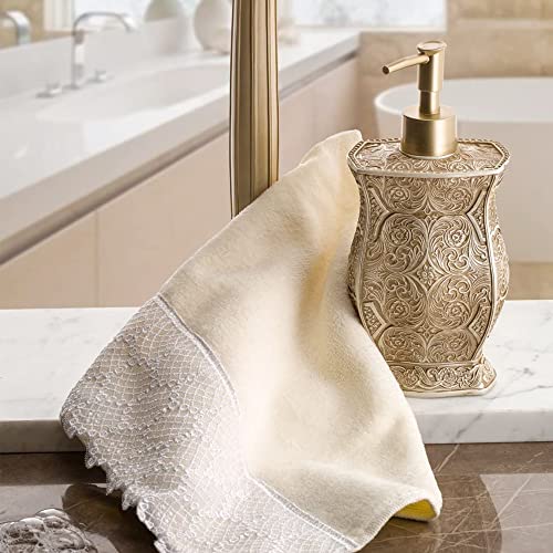 Creative Scents Beige Bathroom Accessories Set Decorative Bathroom