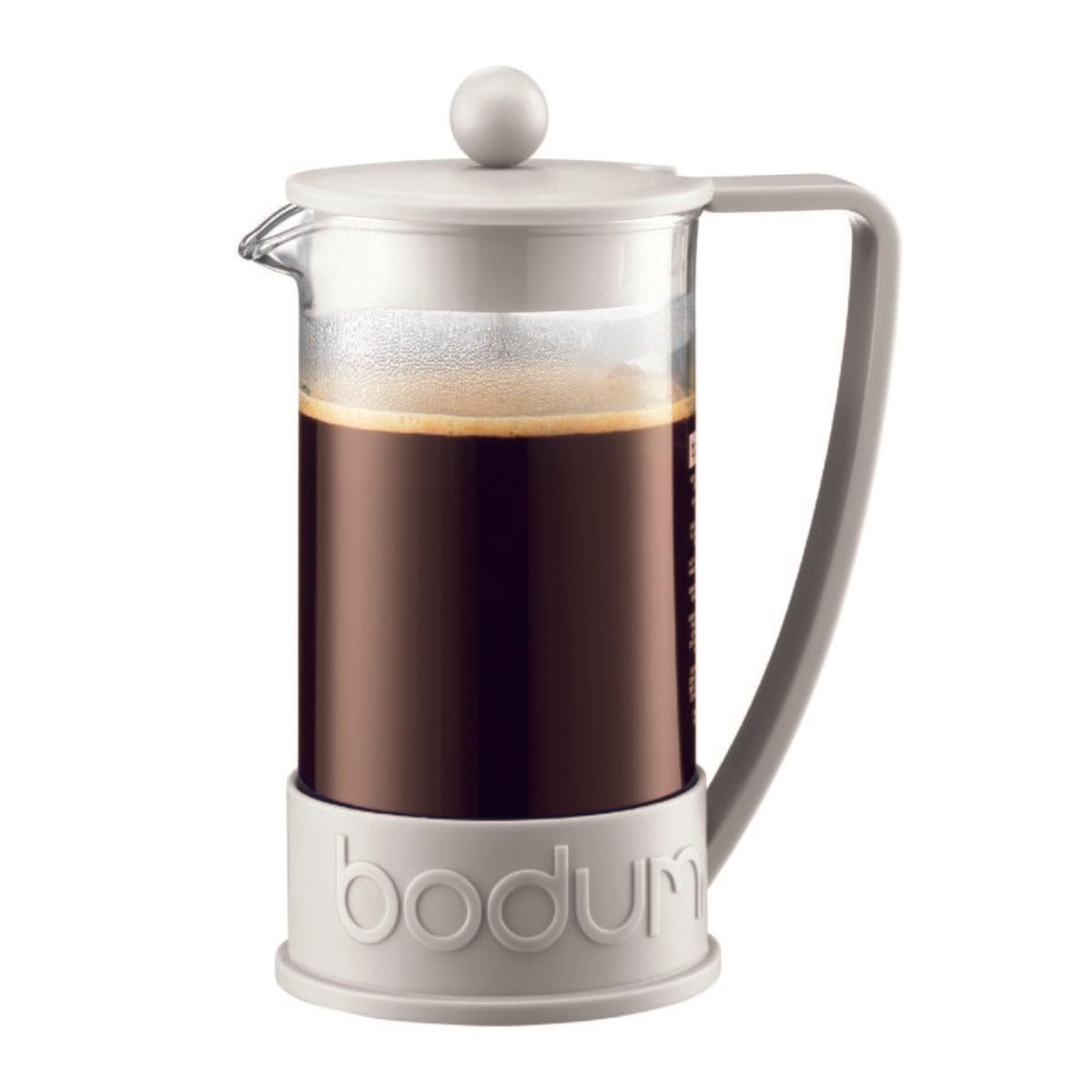 BODUM Brazil 8 Cup French Press Coffee Maker, Off White, 1.0 l, 34 oz