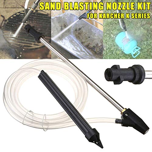 lzndeal Sand Blaster,Tube,Sandblasting Device Kit,Wet Blasting Washer,Sand Blaster Wet Blasting Washer Sandblasting Device Kit High Pressure Accessories