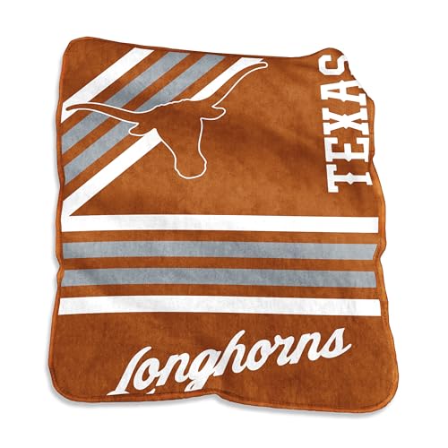 Logo Brands Texas Longhorns Raschel Throw