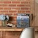Black Metal Mesh Stair-Step Design 3 Compartment Countertop Brochure Rack / Desktop Magazine Holder