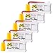 5pcs 3.7V 500mAh Upgrade LiPo Battery For Hubsan X4 H107L H107C H107D H107P H108 - Extra Flight Time - (Walkera Super CP, V252, JXD385, UDI U816A, JJRC H6C, Mini CP, Genius CP, Holy Stone F180C)