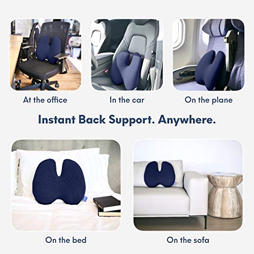 Cushion Lab Extra Dense Lumbar Pillow Patented Ergonomic MultiRegion