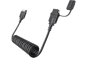 CARROFIX 4 Way Flat Trailer Wire Extension 6 FT Long Trailer 4 Pin Coiled Cable Wiring Harness with Male & Female Connector