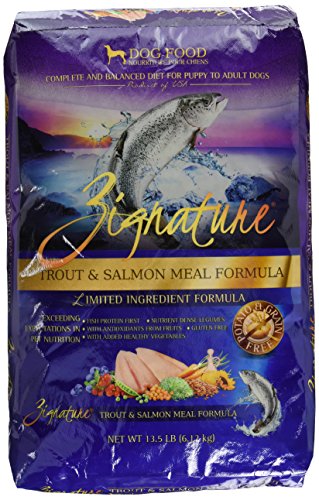 zignature trout and salmon dog food