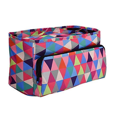 Flagsky Portable Knitting Bag Yarn Storage - Durable Canvas Yarn Bag - Yarn Organizer Crochet Bag for Yarn Skeins, Crochet Hooks, Knitting Needles (up to 14 Inches) and Other Small Accessories - Thumbnail 6