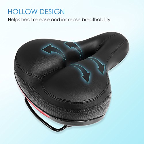 image for Puroma Bicycle Saddle with Dual Spring Designed Suspension Shock Absor