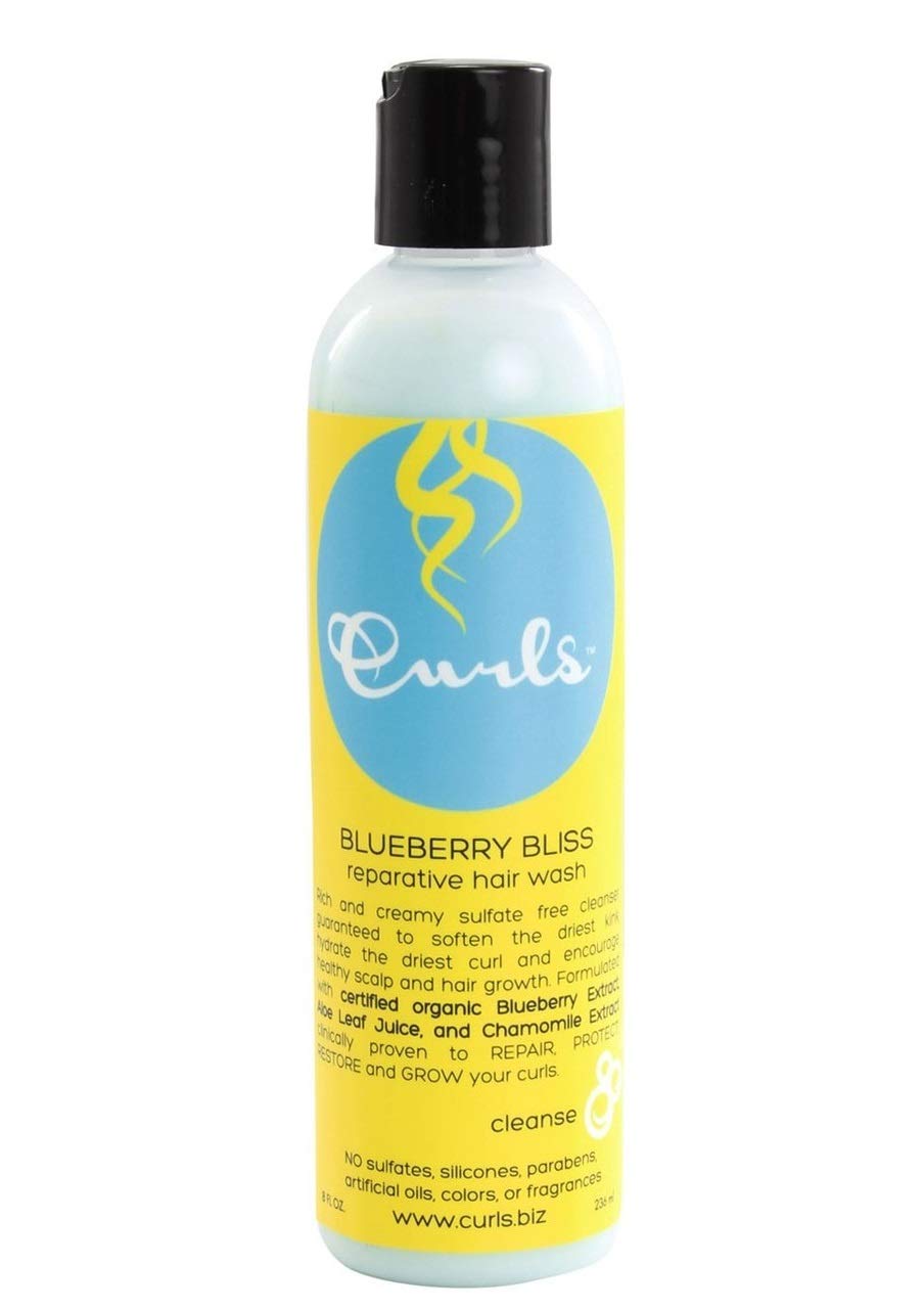 Curls Blueberry Bliss Reparative Hair Wash Leave In Conditioner