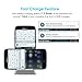 Fast Wireless Charger, ELEPHAS Qi Quick Charging Stand for Samsung Galaxy S8 Plus S7 S7 Edge S6 Edge Plus Note 5 Nexus 4 5 Nokia Lumia 920 HTC, Silver