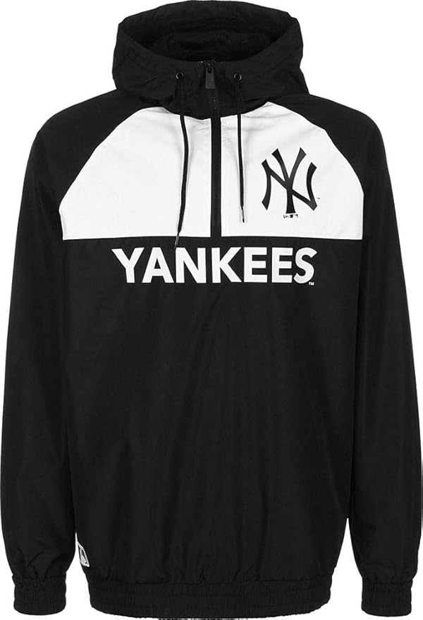 New Era MLB New York Yankees Windbreaker Black Amazon.co.uk Clothing