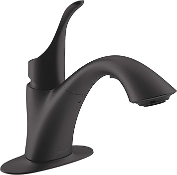 Kohler K 22035 Bl Simplice Laundry Faucet Matte Black Amazon Com