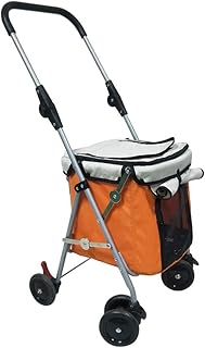 4 Wheel Pet Spaziergänger Small Medium Hunde Katzen Kitty-Becherhalter Leichte Travel System Faltbarer Buggy