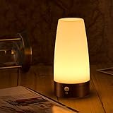 XCUBE Wireless LED PIR Motion Sensor Night Light for Kids Baby Room, Portable Indoor Step Light Bathroom Light, Battery Operated, Light Sensitive (Round)