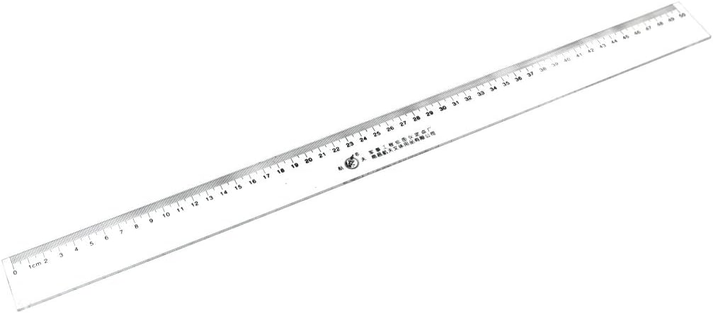 Messung 50 Cm Zifferblatt Schwarz Arabische Zahl Lineal Fur Students Amazon De Burobedarf Schreibwaren