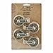 Metal Pulley Wheels by Tim Holtz Idea-ology, 4 per Pack, 2-1/8 Inches Tall, Silver Oxide Finish, TH93008