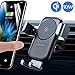 Andobil Wireless Car Charger Mount, Auto-Clamping Gravity Sensor Cell Phone Holder, 10W /7.5W Power Qi Fast Charging Air Vent Car Phone Mount Compatible iPhone 11 Pro Max XR Xs X 8, S10 S9 Note 10 9
