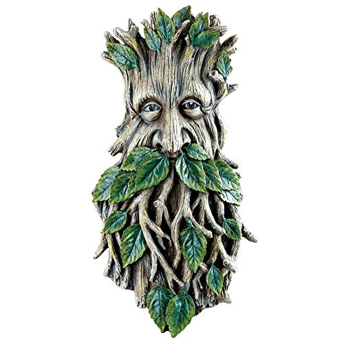Tree Man Face Garden Art Decoration Sculpture, 18"