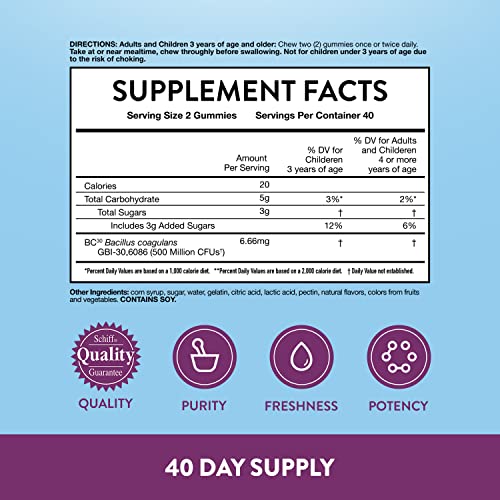 Digestive Advantage Probiotic Gummies For Digestive Health, Daily