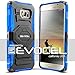Evocel Galaxy S6 Case - Dual Layer [New Generation] Rugged Holster Case with Kick-stand and Belt Swivel Clip (Samsung Galaxy S6) Retail Packaging, Blue