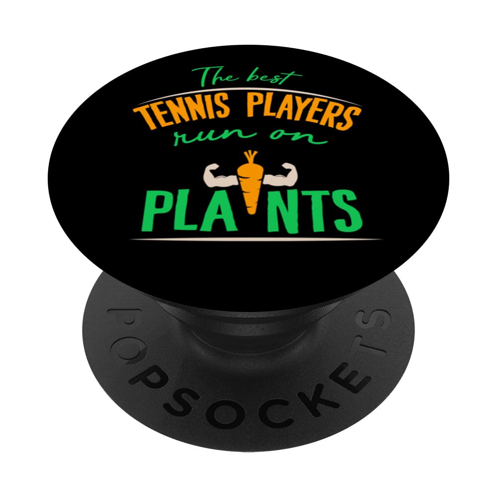 The Best Tennis Players Run On Plants Veggie Team Vegan PopSockets Swappable PopGrip