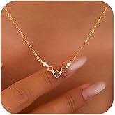 IPEPPY S925 Sterling Silver Sunflower CZ Necklaces for Women Dainty 14k Gold Plated Round Red Ruby Birthstone Crystal Pendant Necklace Trendy Elegant Sunshine Chain Jewelry Christmas Gifts for Mom