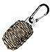 The Friendly Swede Carabiner Grenade Survival Kit in Paracord with Eye Knife (Army Green Camo)