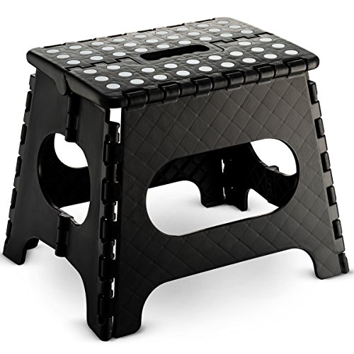 Folding Step Stool 11" Hight The Lightweight Step Stool is Sturdy
